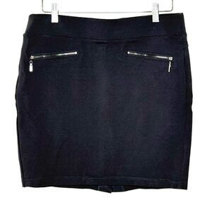 Liverpool Navy Blue Mini Ponte Skirt - US 8P